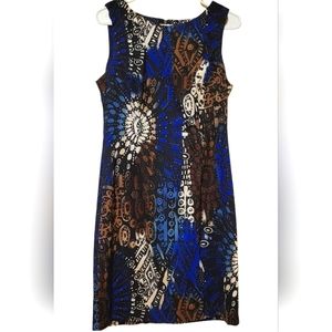 Connected Exotic Block Dress